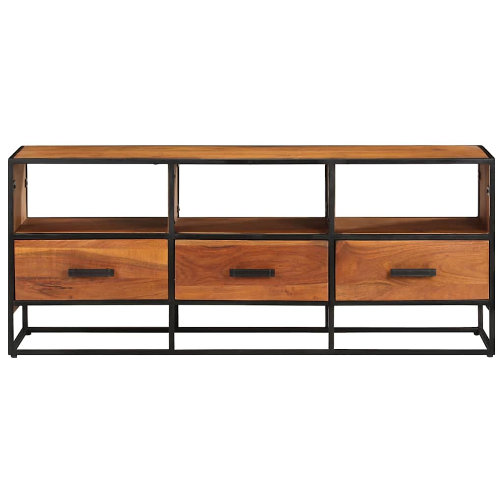 vidaXL Tv-meubel 110x30x45 cm ruw mangohout