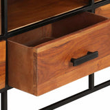 vidaXL Tv-meubel 110x30x45 cm ruw mangohout