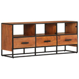 vidaXL Tv-meubel 110x30x45 cm ruw mangohout