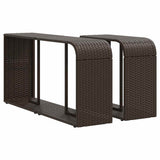 vidaXL 11-delige tuinbankset met kussens, grijs polyrotan