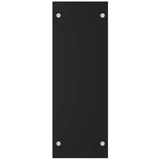 vidaXL Haardhoutrek 40x35x100 cm gehard glas zwart
