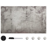 vidaXL Magnetic Board Wall-Mounted 50x30 cm Glass