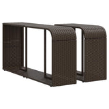 vidaXL 11-delige tuinbankset met kussens, grijs polyrotan