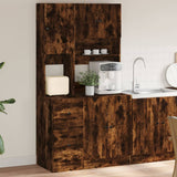 vidaXL Keukenkast 95x50x180 cm bewerkt hout wit