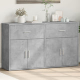 vidaXL Dressoirs 2 st 60x31x70 cm bewerkt hout wit