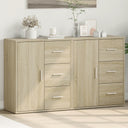 vidaXL Sideboards 2 pcs 60x31x70 cm engineered wood white