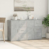 vidaXL Sideboards 2 pcs 60x31x70 cm engineered wood white