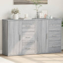 vidaXL Sideboards 2 pcs 60x31x70 cm engineered wood white