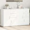 vidaXL Sideboards 2 pcs 60x31x70 cm engineered wood white