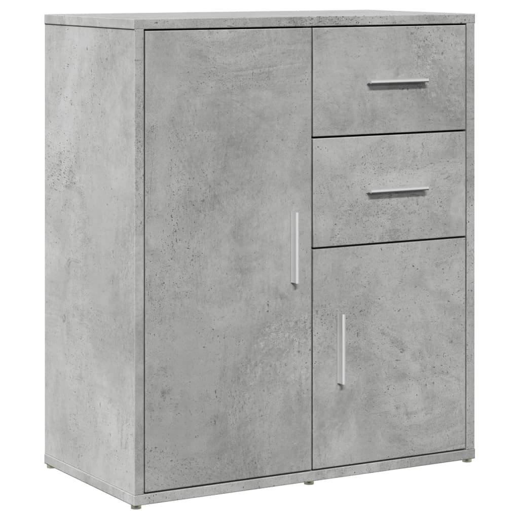 vidaXL Sideboards 2 pcs 60x31x70 cm engineered wood white