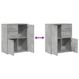 vidaXL Sideboards 2 pcs 60x31x70 cm engineered wood white