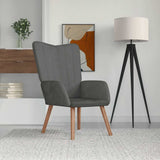 vidaXL Recliner velvet light grey