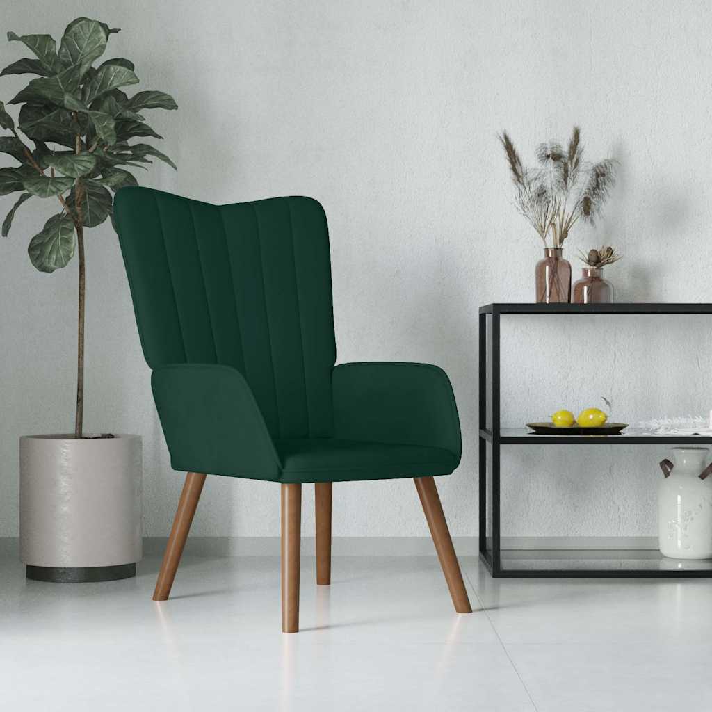 vidaXL Recliner velvet light grey