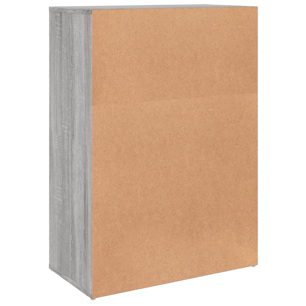 vidaXL Dressoirs 2 st 60x31x84 cm bewerkt hout wit