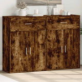 vidaXL Dressoirs 2 st 60x30x84 cm bewerkt hout wit