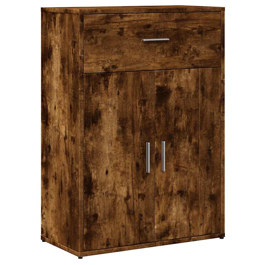 vidaXL Dressoirs 2 st 60x30x84 cm bewerkt hout wit