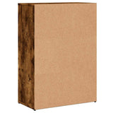 vidaXL Dressoirs 2 st 60x30x84 cm bewerkt hout wit