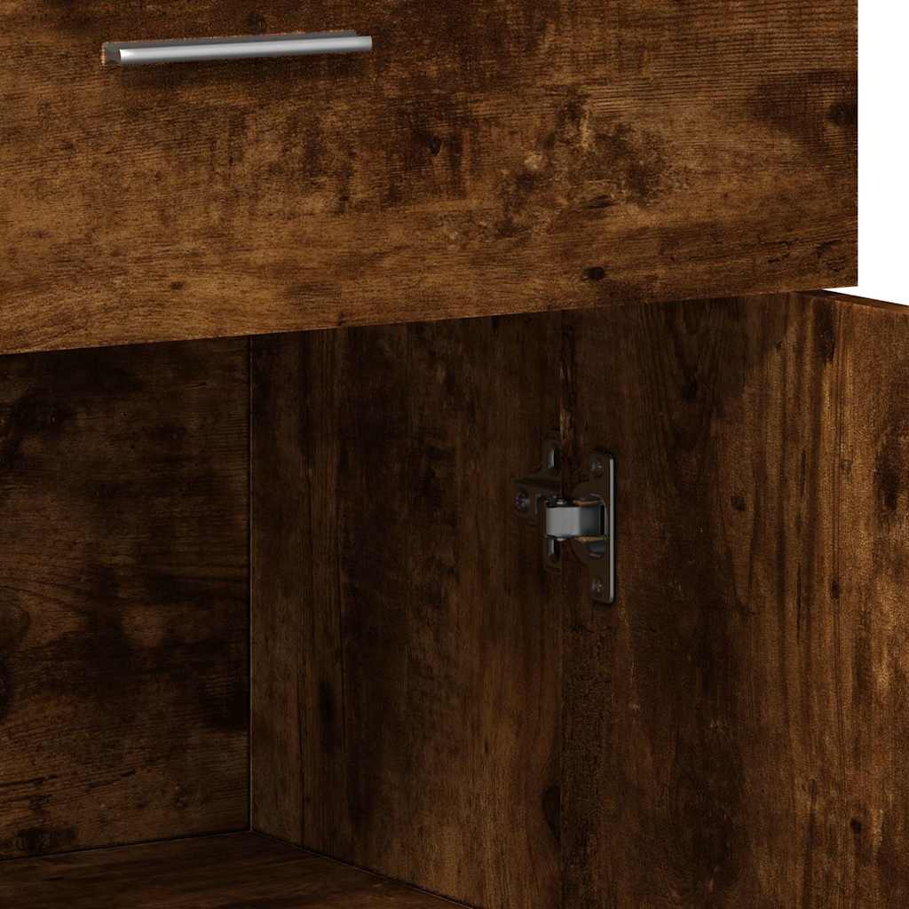 vidaXL Dressoirs 2 st 60x30x84 cm bewerkt hout wit