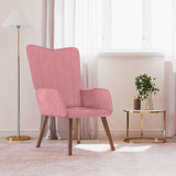 vidaXL Recliner velvet light grey