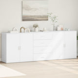 vidaXL Sideboards 3 pcs engineered wood white