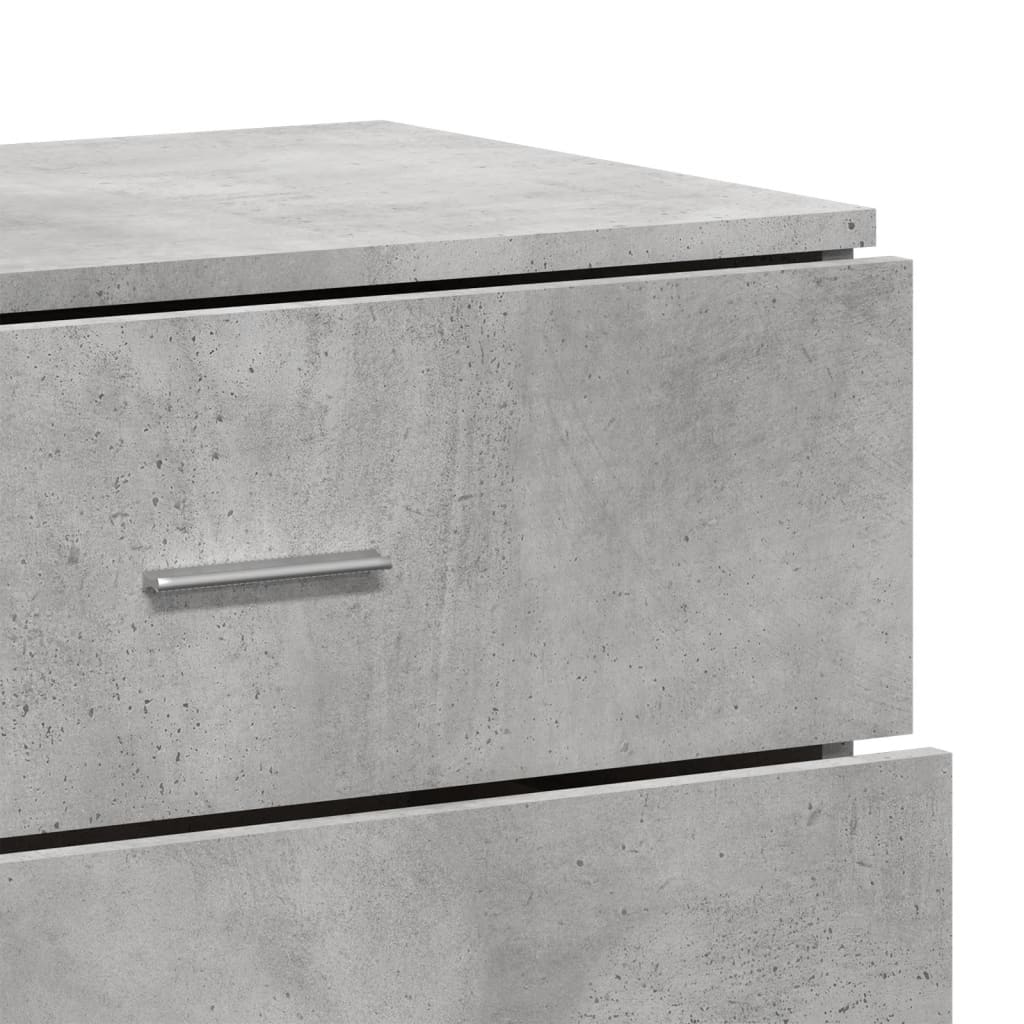 vidaXL Sideboards 3 pcs engineered wood white
