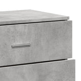 vidaXL Sideboards 3 pcs engineered wood white