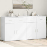vidaXL Sideboards 2 pcs 79x38x80 cm engineered wood white