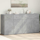 vidaXL Sideboards 2 pcs 79x38x80 cm engineered wood white