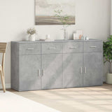 vidaXL Sideboards 2 pcs 79x38x80 cm engineered wood white