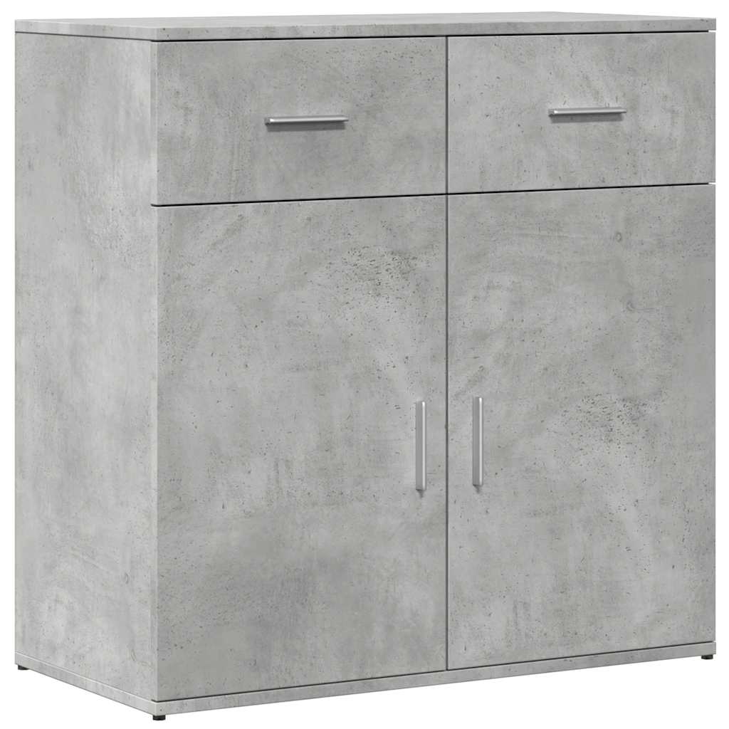 vidaXL Sideboards 2 pcs 79x38x80 cm engineered wood white