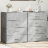 vidaXL Dressoirs 2 st 60x39x80 cm bewerkt hout wit