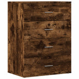 vidaXL Dressoirs 2 st 60x39x80 cm bewerkt hout wit