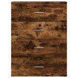 vidaXL Dressoirs 2 st 60x39x80 cm bewerkt hout wit