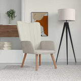 vidaXL Recliner velvet light grey
