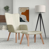 vidaXL Recliner velvet light grey