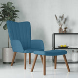 vidaXL Recliner velvet light grey