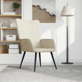 vidaXL Relaxstoel fluweel lichtgrijs