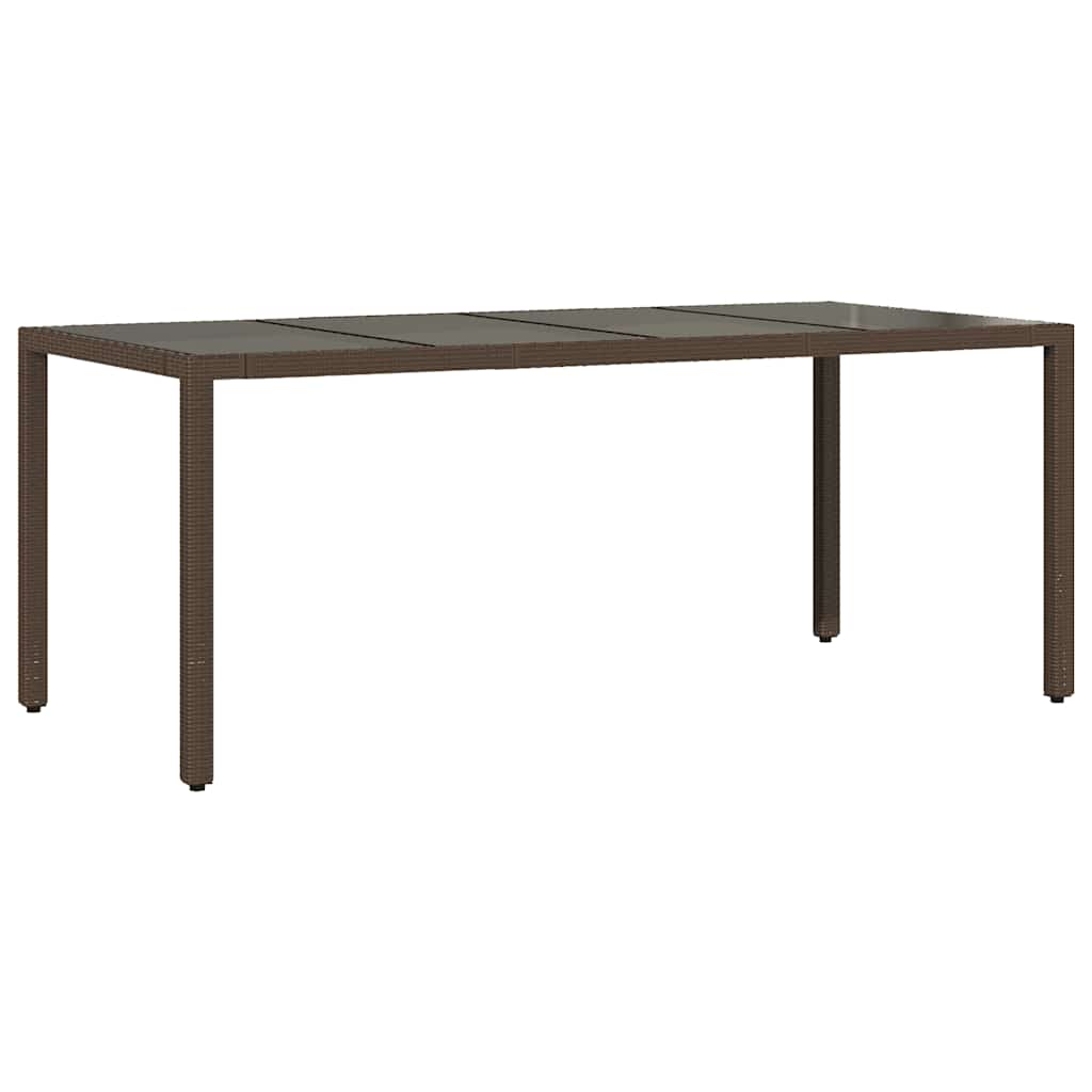 vidaXL 3-delige Bistroset met kussens poly rattan bruin