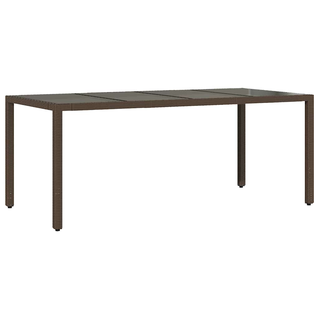 vidaXL 3-delige Bistroset met kussens poly rattan bruin