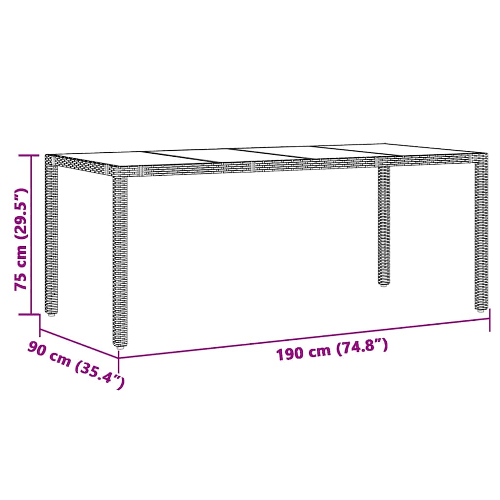 vidaXL 3-delige Bistroset met kussens poly rattan bruin