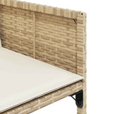 vidaXL 9-delige Tuinset poly rattan zwart