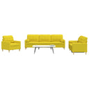 vidaXL 3-piece Fabric Lounge Set light grey