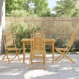 vidaXL Tuinstoelen 4 st inklapbaar 46x66x99 bamboe