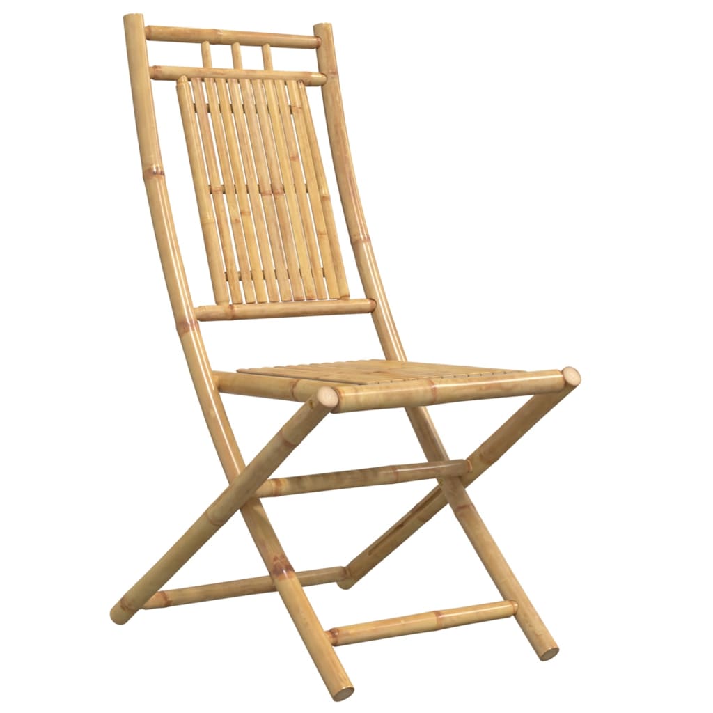 vidaXL Tuinstoelen 4 st inklapbaar 46x66x99 bamboe