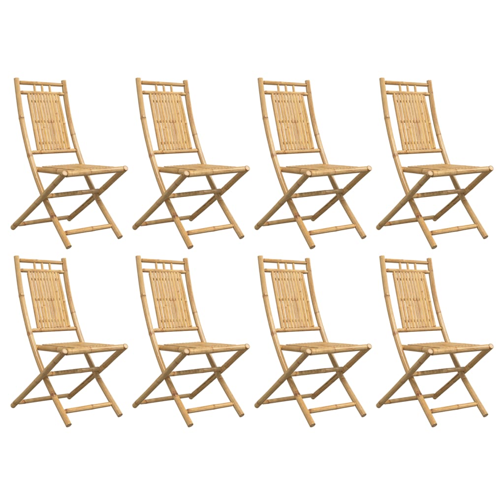 vidaXL Tuinstoelen 4 st inklapbaar 46x66x99 bamboe