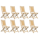vidaXL Tuinstoelen 4 st inklapbaar 46x66x99 bamboe