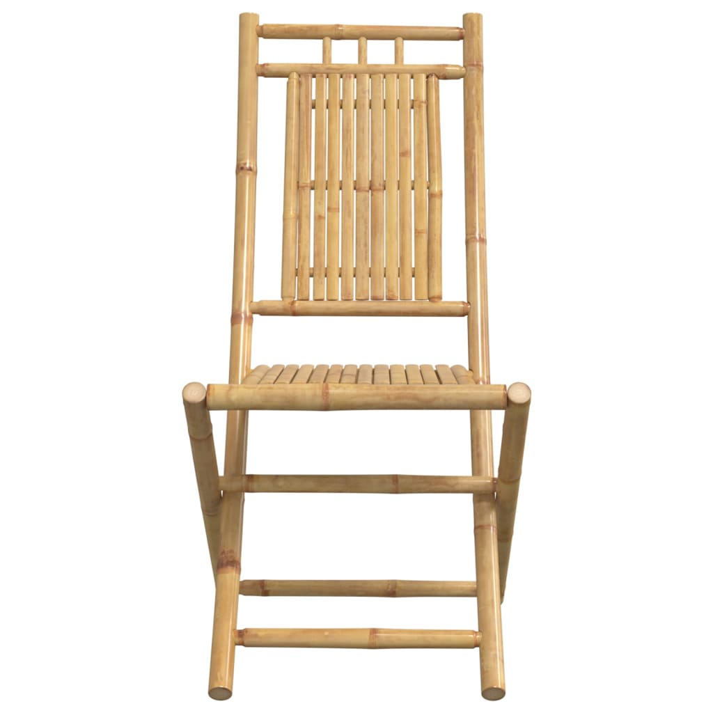 vidaXL Tuinstoelen 4 st inklapbaar 46x66x99 bamboe