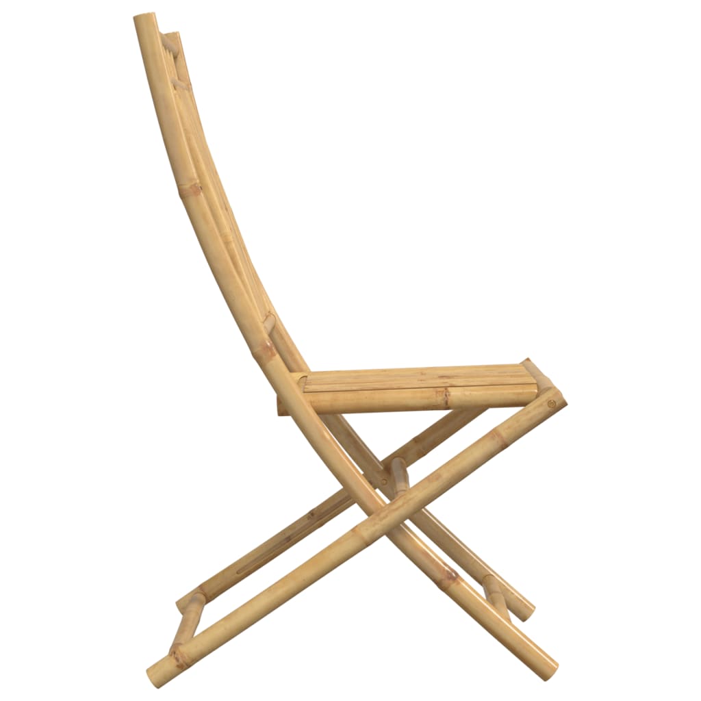 vidaXL Tuinstoelen 4 st inklapbaar 46x66x99 bamboe