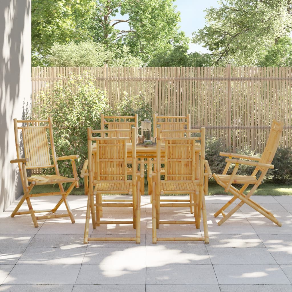 vidaXL Tuinstoelen 4 st inklapbaar 46x66x99 bamboe