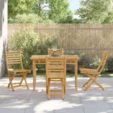 vidaXL Tuinstoelen 4 st inklapbaar 43x54x88 bamboe